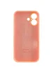Чохол Silicone Case Full Camera Protective (AA) Apple iPhone 16 Plus (6.7") Помаранчевий / Cantaloupe