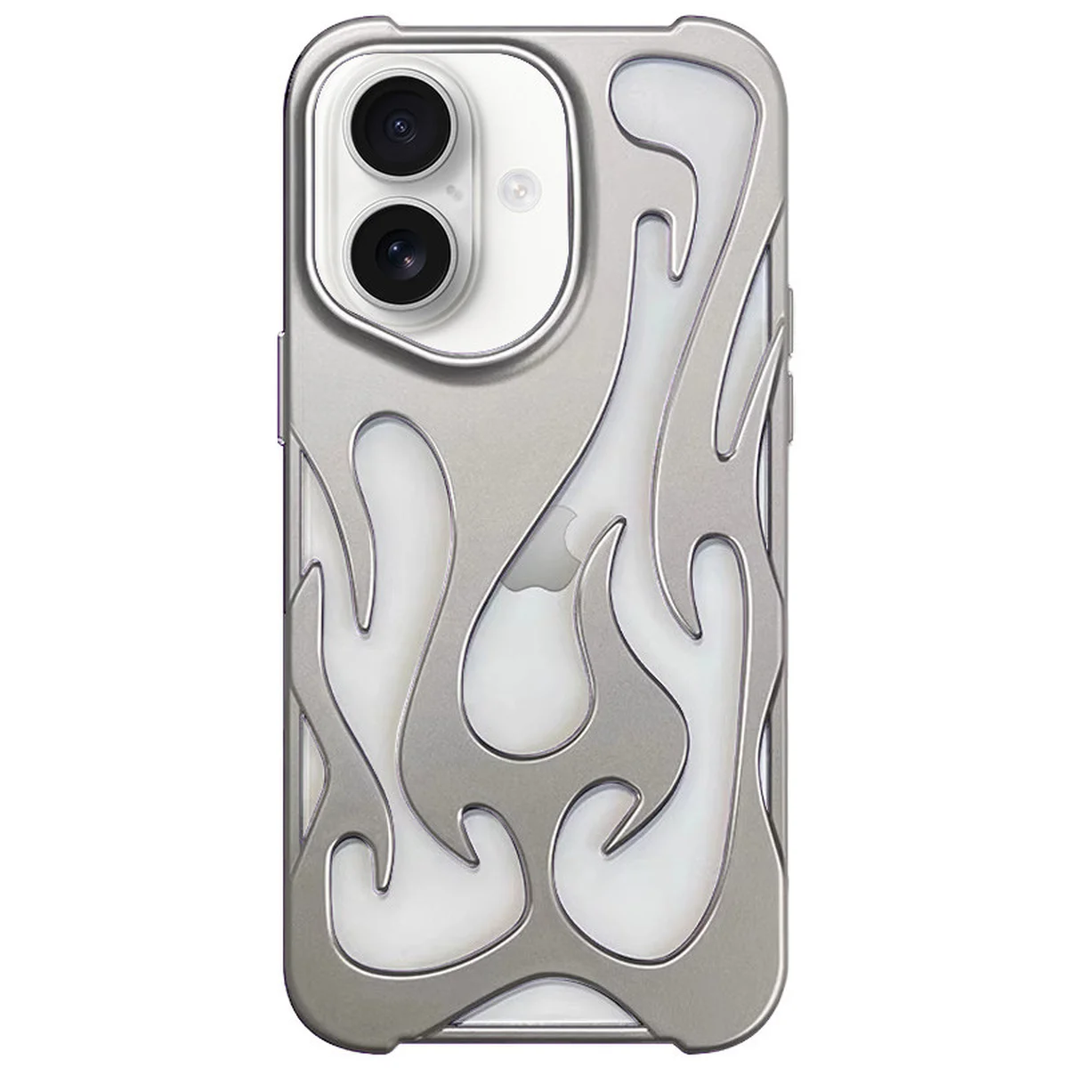 Чехол TPU WinFire для Apple iPhone 16 Plus (6.7") Silver