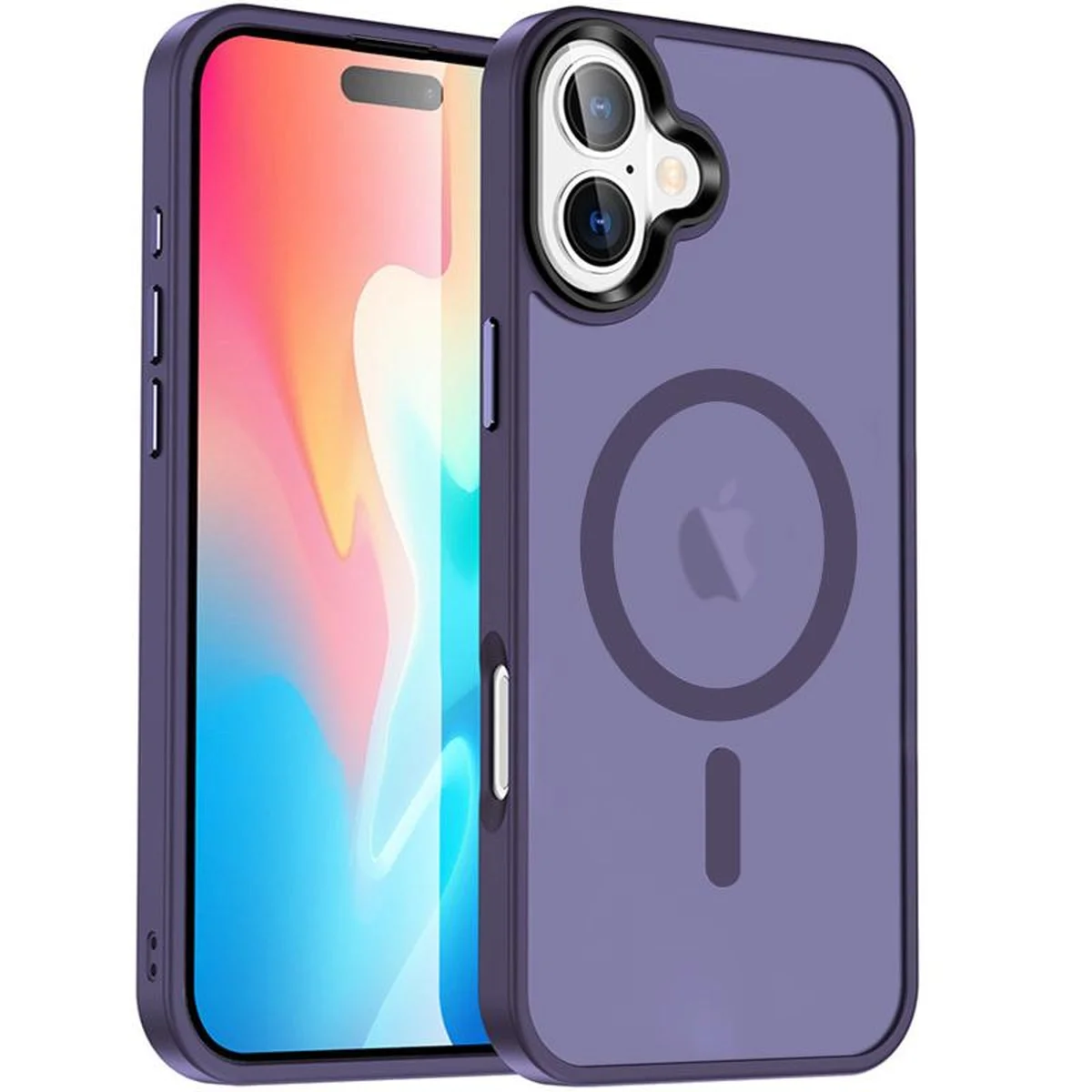 Чехол Ummi Colorful with MagSafe для Apple iPhone 16 Plus (6.7") Темно-фиолетовый / Dark Purple