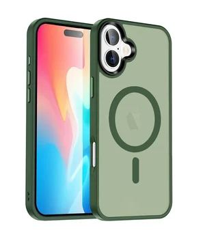 Чехол Ummi Colorful with MagSafe для Apple iPhone 16 Plus (6.7") Зеленый / Dark Green