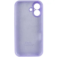 Чехол Silicone Case Full Camera Protective (AA) для Apple iPhone 16 Plus (6.7") Сиреневый / Dasheen