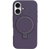 Чехол Silicone Case Full Protective NO LOGO with Ring для Apple iPhone 16 Plus (6.7") Purple