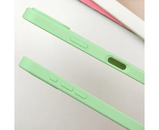 Чохол Silicone Case Full Protective (AA) для Apple iPhone 16 Plus (6.7") Зелений / Pistachio