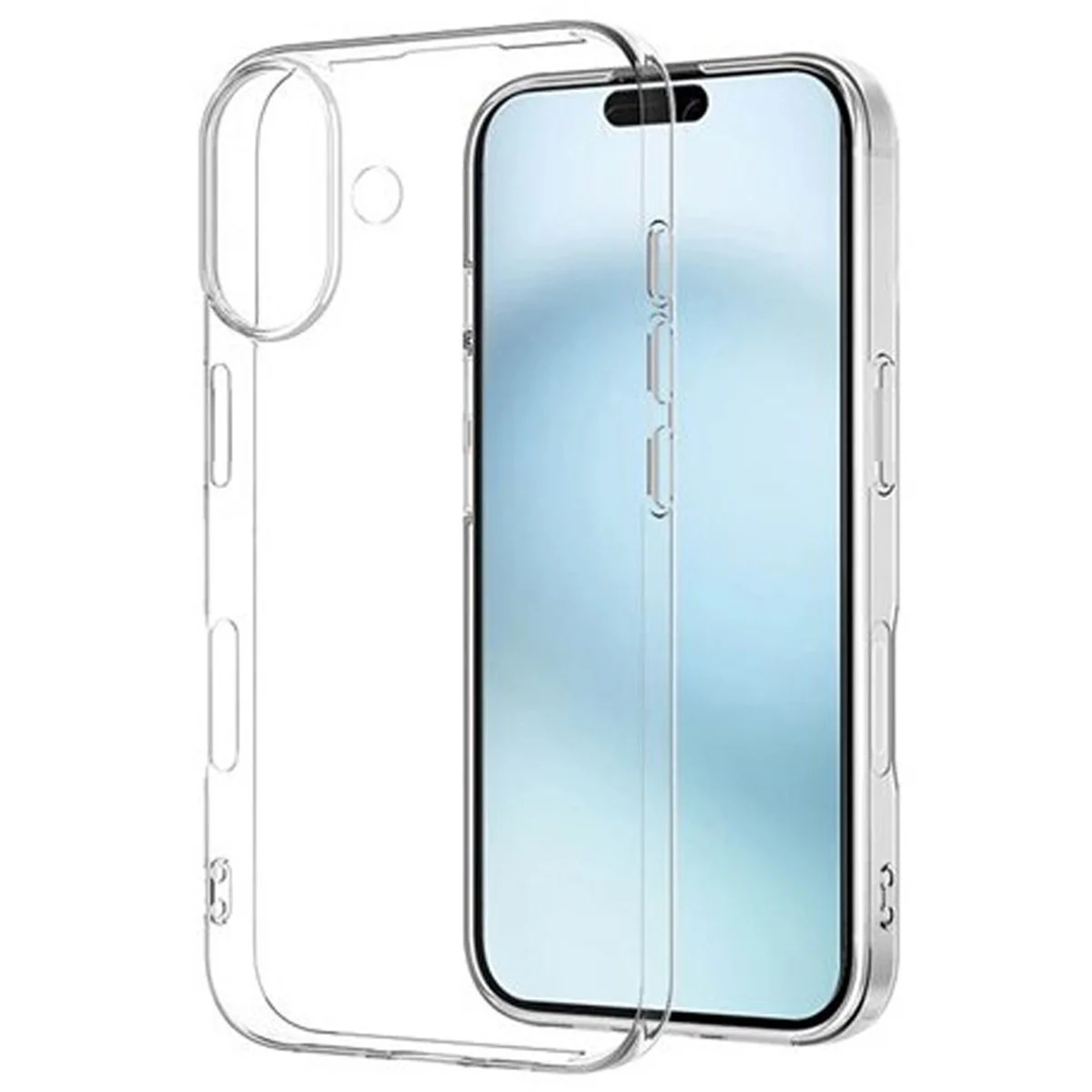 TPU чехол Epic Transparent 1,5mm для Apple iPhone 16 Plus (6.7") Бесцветный (прозрачный)