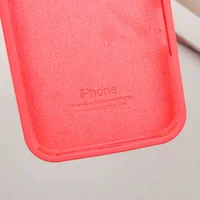 Чехол Silicone Case Full Protective (AA) для Apple iPhone 16 Plus (6.7") Арбузный / Watermelon red