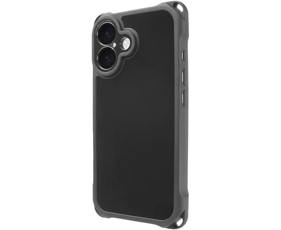 Чохол TPU CrossBody with straps для Apple iPhone 16 Plus (6.7") Black