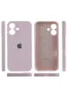 Чехол Silicone Case Full Camera Protective (AA) для Apple iPhone 16 Plus (6.7") Розовый / Chalk Pink