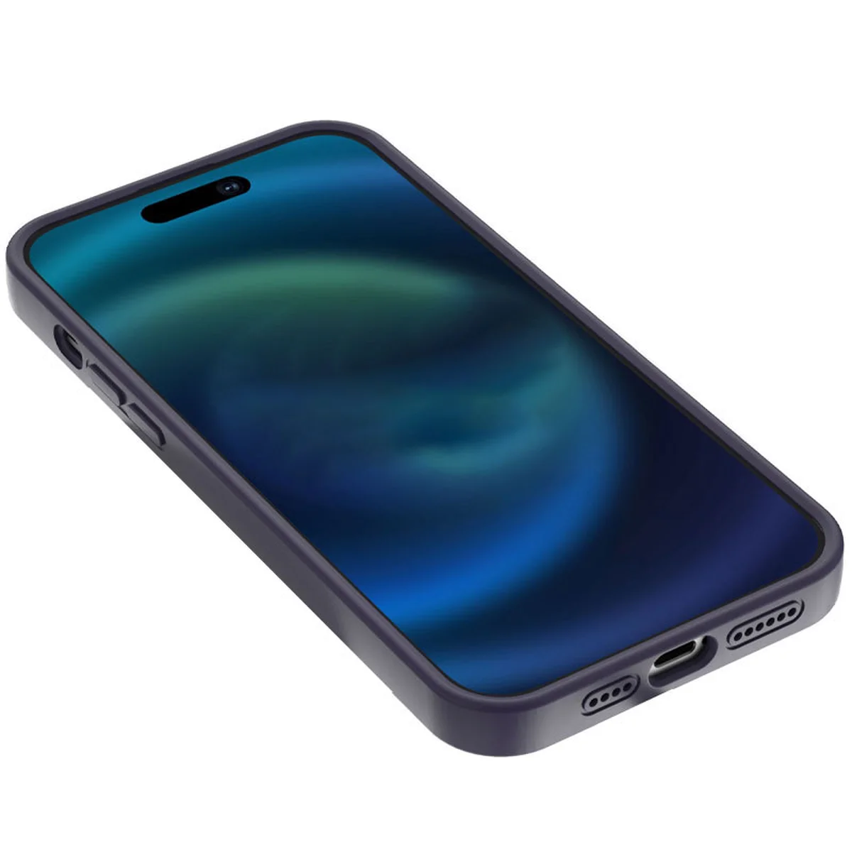 Чехол Silicone Case Full Protective with Ring для Apple iPhone 16 Plus (6.7") Purple