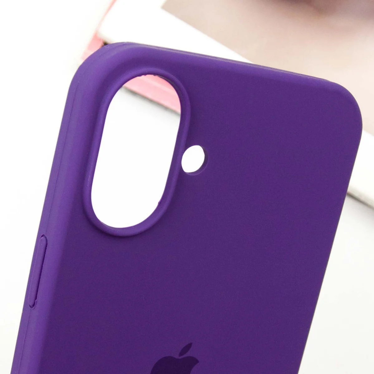 Чехол Silicone Case Full Protective (AA) для Apple iPhone 16 Plus (6.7") Фиолетовый / Amethyst