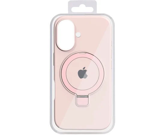 Чехол Silicone Case Full Protective with Ring для Apple iPhone 16 Plus (6.7") Pink