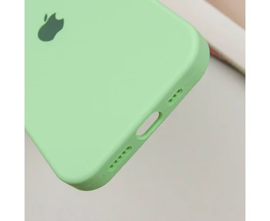 Чохол Silicone Case Full Protective (AA) для Apple iPhone 16 Plus (6.7") Зелений / Pistachio