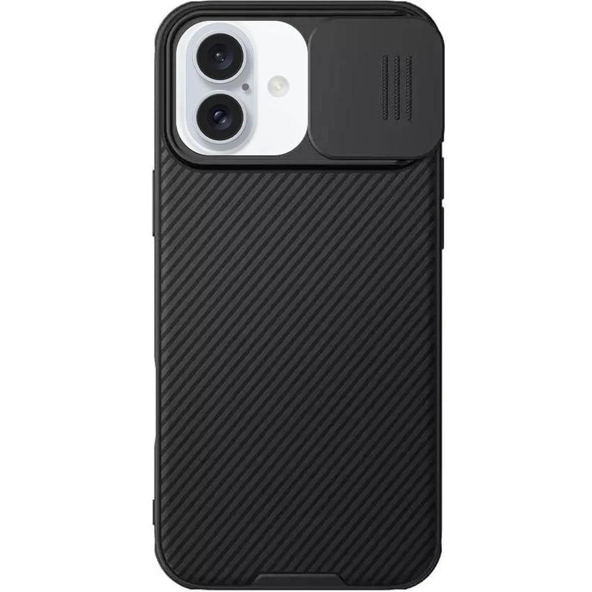 Карбоновая накладка Nillkin CamShield Pro для Apple iPhone 16 Plus (6.7") Black