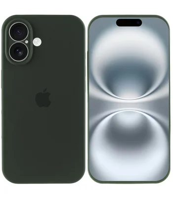 Чохол Silicone Case Full Camera Protective (AA) для Apple iPhone 16 Plus (6.7") Зелений / Cyprus Green