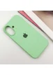 Чохол Silicone Case Full Protective (AA) для Apple iPhone 16 Plus (6.7") Зелений / Pistachio