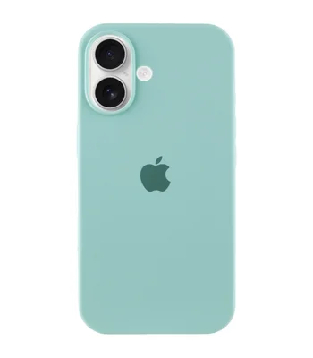 Чехол Silicone Case Full Protective (AA) для Apple iPhone 16 Plus (6.7") Бирюзовый / Beryl