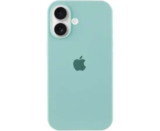 Чохол Silicone Case Full Protective (AA) для Apple iPhone 16 Plus (6.7") Бірюзовий / Beryl
