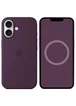 Чехол Silicone case (AAA) full with Magsafe and Animation для Apple iPhone 16 Plus (6.7") Plum