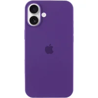 Чехол Silicone Case Full Protective (AA) для Apple iPhone 16 Plus (6.7") Фиолетовый / Amethyst