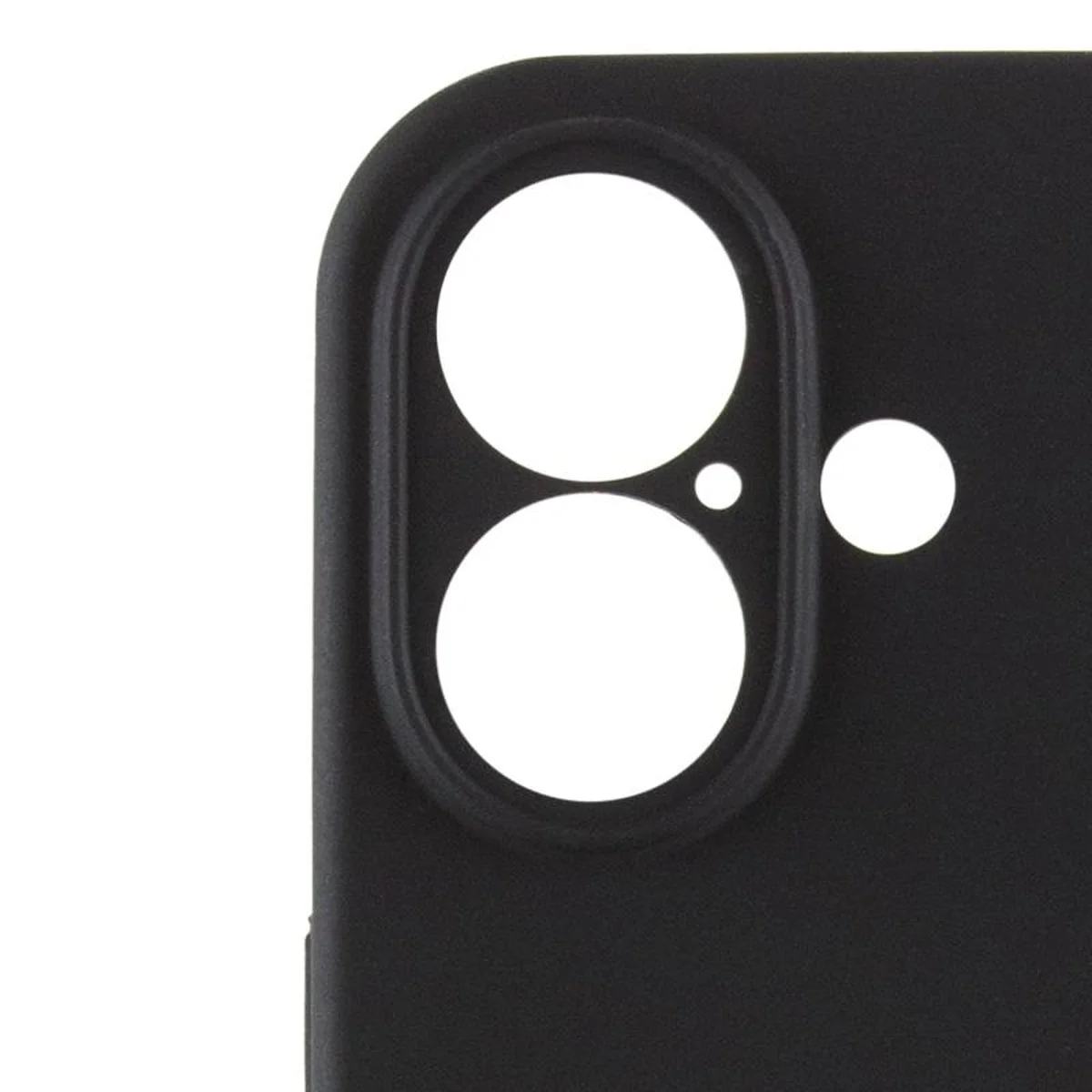 Чехол Silicone Case Full Camera Protective (AA) для Apple iPhone 16 Plus (6.7") Черный / Black