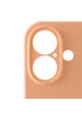 Чохол Silicone Case Full Camera Protective (AA) Apple iPhone 16 Plus (6.7") Помаранчевий / Cantaloupe