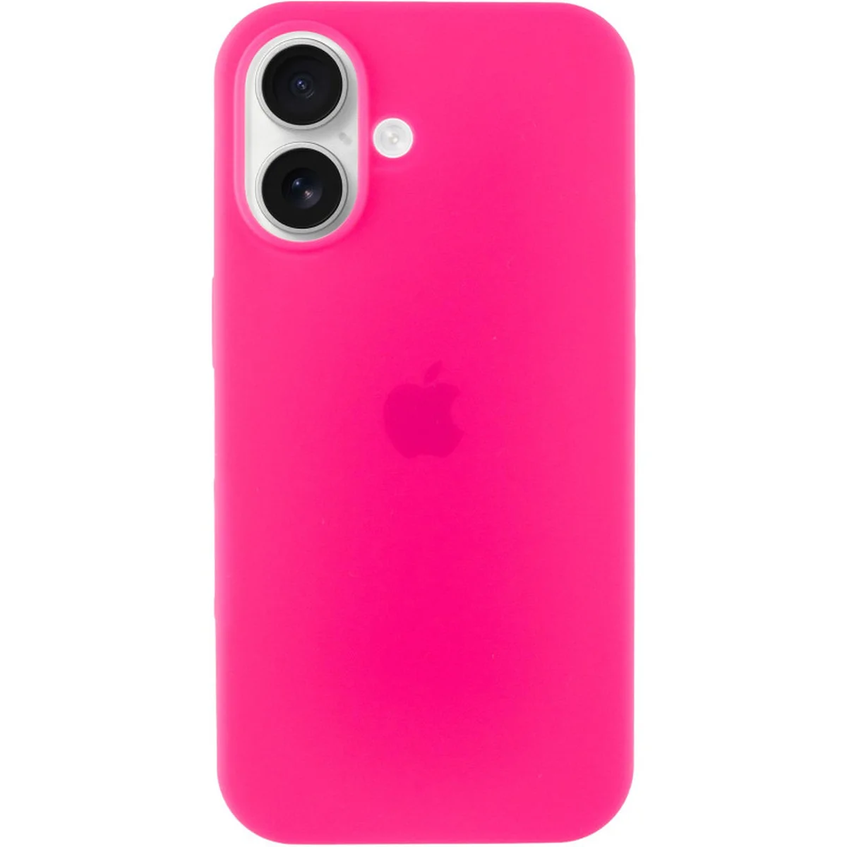 Чехол Silicone Case Full Protective (AA) для Apple iPhone 16 Plus (6.7") Розовый / Barbie pink