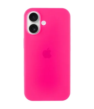 Чехол Silicone Case Full Protective (AA) для Apple iPhone 16 Plus (6.7") Розовый / Barbie pink Чехол Silicone Case Full Protective (AA) для Apple iPhone 16 Plus (6.7") Розовый / Barbie pink