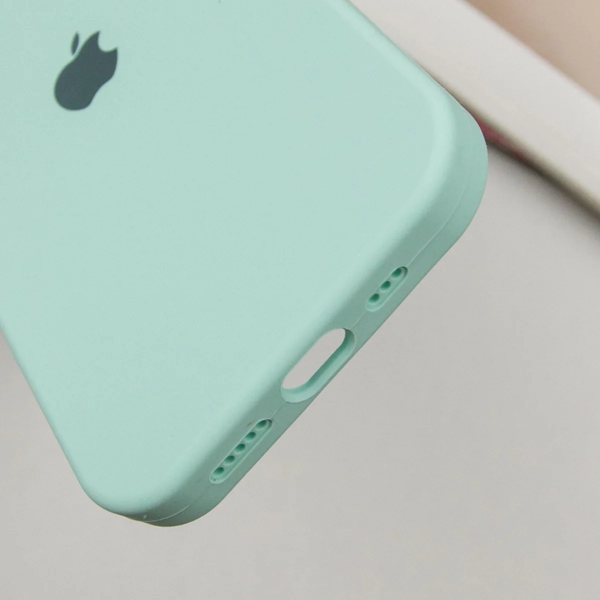 Чехол Silicone Case Full Protective (AA) для Apple iPhone 16 Plus (6.7") Бирюзовый / Turquoise