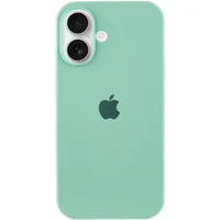 Чехол Silicone Case Full Protective (AA) для Apple iPhone 16 Plus (6.7") Бирюзовый / Turquoise