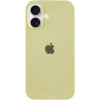 Чехол Silicone Case Full Protective (AA) для Apple iPhone 16 Plus (6.7") Желтый / Mellow Yellow