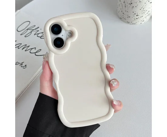 Чехол TPU Ripple для Apple iPhone 16 Plus (6.7") Antique White