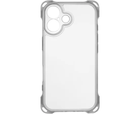 Чохол TPU CrossBody with straps для Apple iPhone 16 Plus (6.7") Transparent