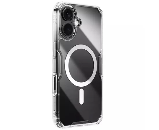 TPU чехол Nillkin Nature Pro Magnetic для Apple iPhone 16 Plus (6.7") Бесцветный (прозрачный)