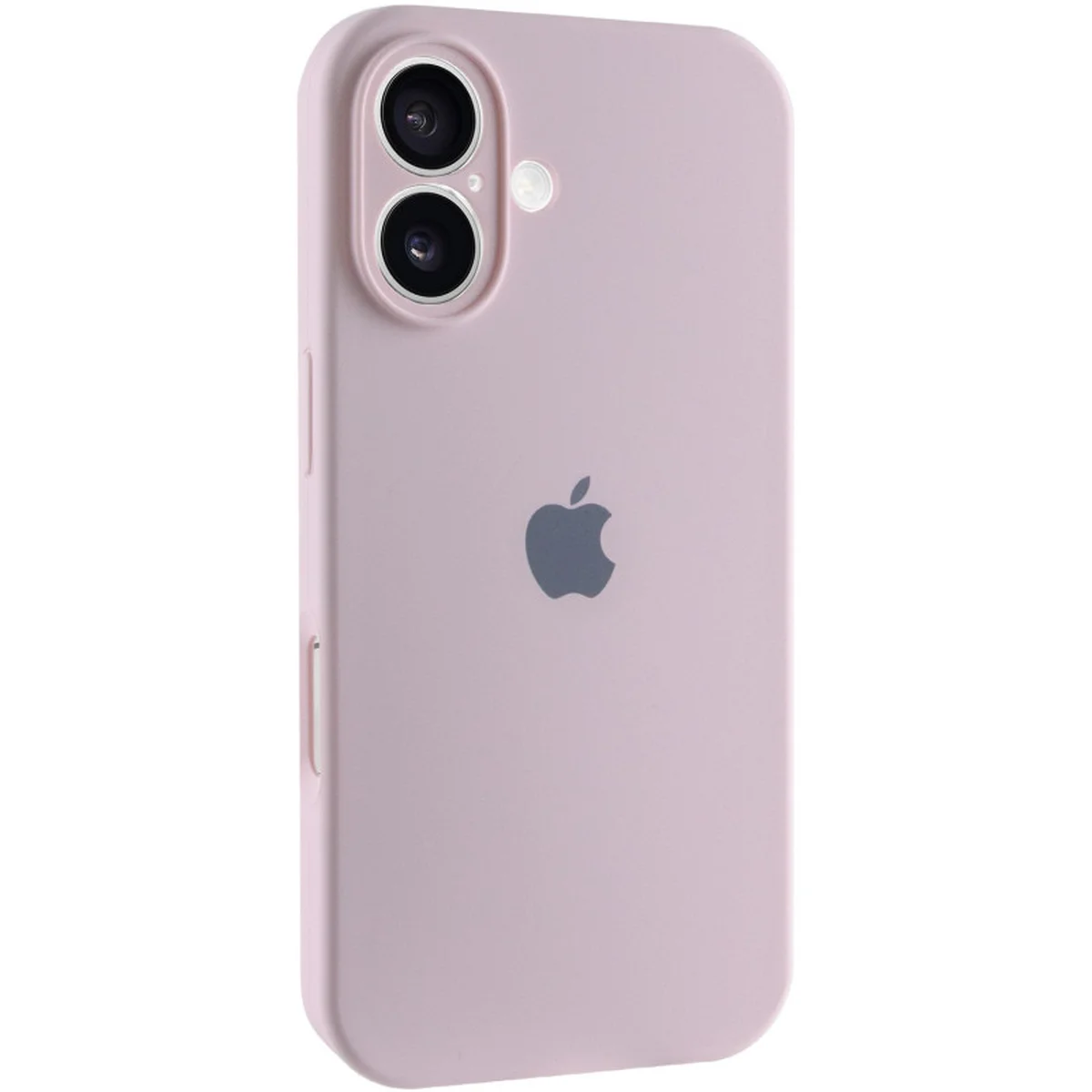 Чехол Silicone Case Full Camera Protective (AA) для Apple iPhone 16 Plus (6.7") Розовый / Chalk Pink