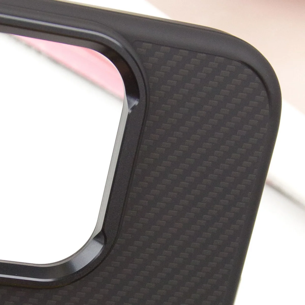 Чехол TPU+PC Carbon with MagSafe для Apple iPhone 16 Plus (6.7") Black