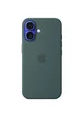 Чохол Silicone case (AAA) full with Magsafe and Animation для Apple iPhone 16 Plus (6.7") Lake Green