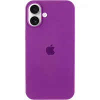 Чехол Silicone Case Full Protective (AA) для Apple iPhone 16 Plus (6.7") Фиолетовый / Grape