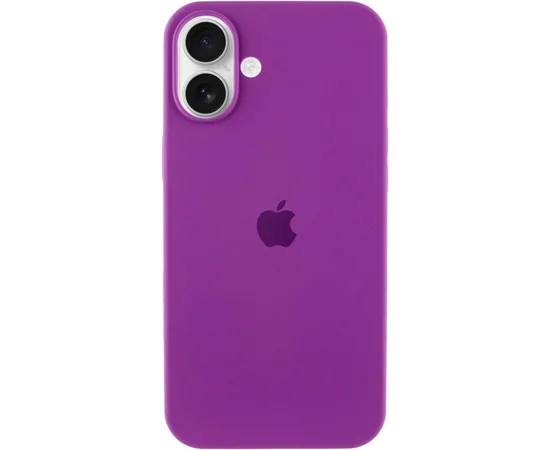 Чохол Silicone Case Full Protective (AA) для Apple iPhone 16 Plus (6.7") Фіолетовий / Grape