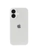 Чехол Silicone Case Full Camera Protective (AA) для Apple iPhone 16 Plus (6.7") Белый / White