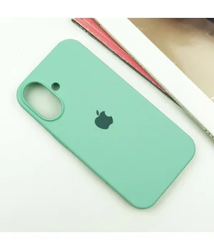Чехол Silicone Case Full Protective (AA) для Apple iPhone 16 Plus (6.7") Бирюзовый / Turquoise Чехол Silicone Case Full Protective (AA) для Apple iPhone 16 Plus (6.7") Бирюзовый / Turquoise