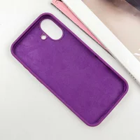 Чехол Silicone Case Full Protective (AA) для Apple iPhone 16 Plus (6.7") Фиолетовый / Grape