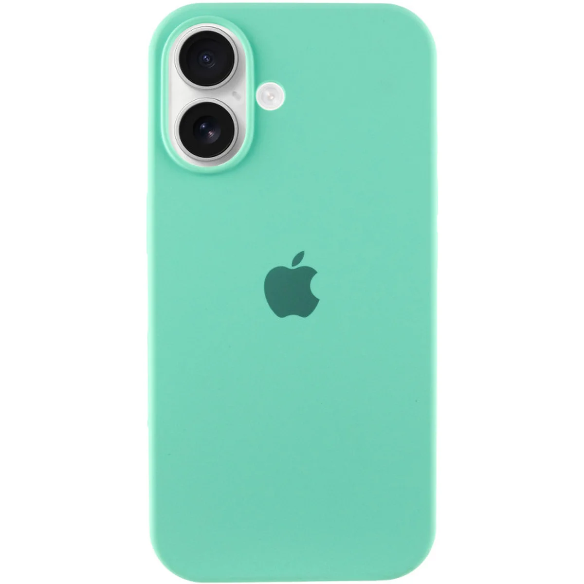 Чехол Silicone Case Full Protective (AA) для Apple iPhone 16 Plus (6.7") Бирюзовый / Marine Green