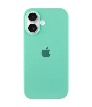 Чехол Silicone Case Full Protective (AA) для Apple iPhone 16 Plus (6.7") Бирюзовый / Marine Green Чехол Silicone Case Full Protective (AA) для Apple iPhone 16 Plus (6.7") Бирюзовый / Marine Green