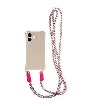 Чехол TPU CrossBody with straps для Apple iPhone 16 Plus (6.7") Antique White Чехол TPU CrossBody with straps для Apple iPhone 16 Plus (6.7") Antique White