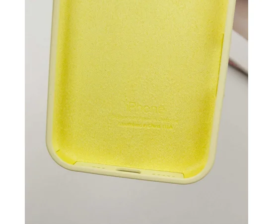 Чохол Silicone Case Full Protective (AA) Apple iPhone 16 Plus (6.7") Жовтий / Mellow Yellow