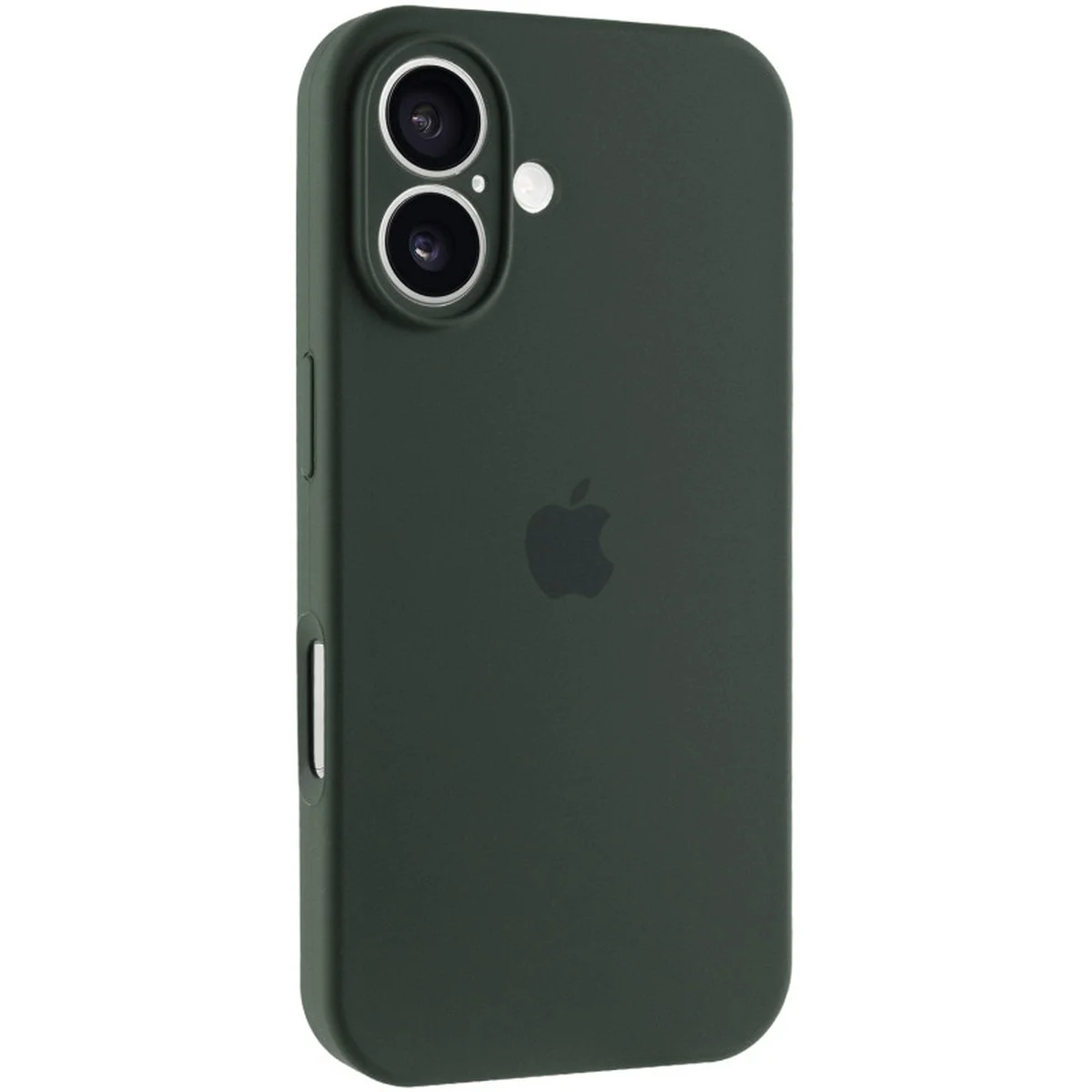 Чехол Silicone Case Full Camera Protective (AA) для Apple iPhone 16 Plus (6.7") Зеленый / Cyprus Green