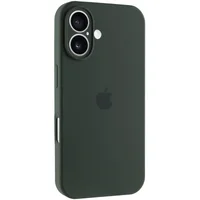Чехол Silicone Case Full Camera Protective (AA) для Apple iPhone 16 Plus (6.7") Зеленый / Cyprus Green