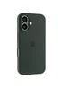 Чехол Silicone Case Full Camera Protective (AA) для Apple iPhone 16 Plus (6.7") Зеленый / Cyprus Green