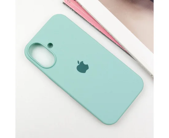 Чохол Silicone Case Full Protective (AA) для Apple iPhone 16 Plus (6.7") Бірюзовий / Beryl