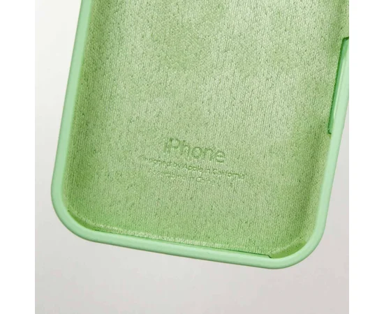 Чохол Silicone Case Full Protective (AA) для Apple iPhone 16 Plus (6.7") Зелений / Pistachio