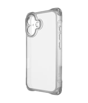 Чехол TPU CrossBody with straps для Apple iPhone 16 Plus (6.7") Transparent